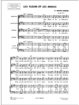 Les Fleurs et les Arbres Opus 68-2 - SAINT-SAËNS - Partition - Chœur